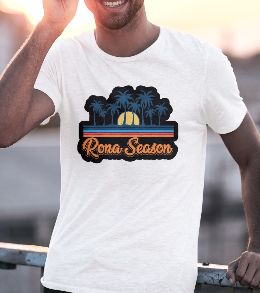 Rona Season Tropical Sunset Palm Trees T-Shirt