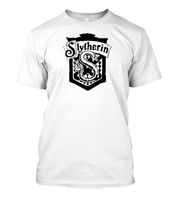 Slytherin House Crest Snake Emblem T-Shirt