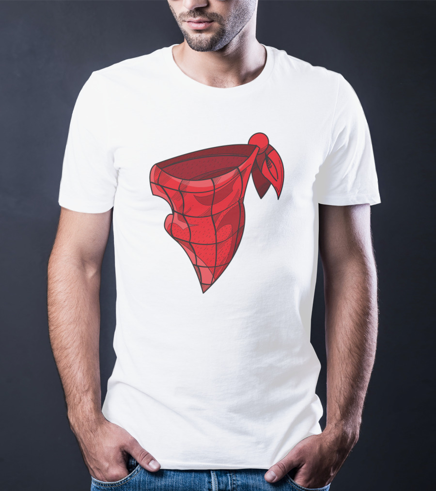 Bandana Paisley Red Scarf T-Shirt