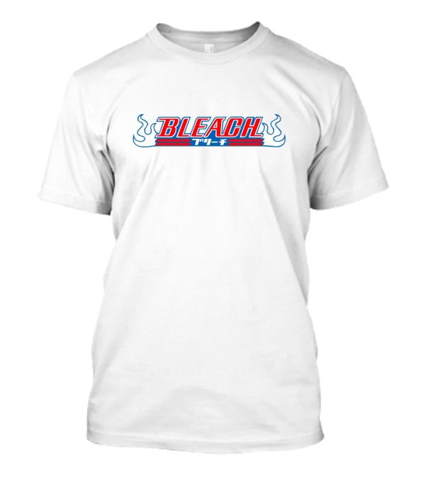 BLEACH Anime Logo With Japanese Kanji T-Shirt