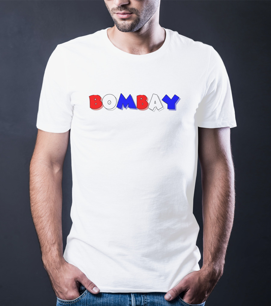 Bombay Tricolor Bold Font T-Shirt