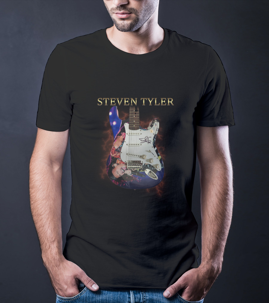 Steven Tyler Guitar T-Shirt
