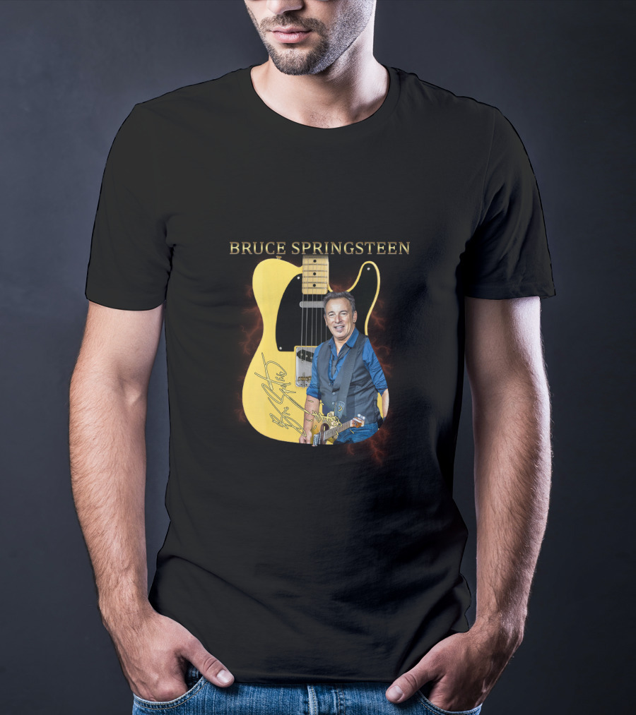 Bruce Springsteen Signature Guitar With Classic Telecaster T-Shirt