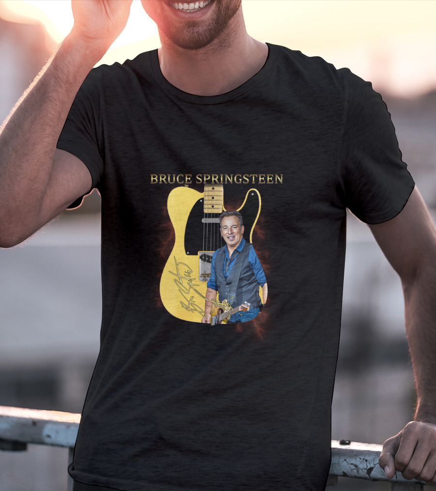 Bruce Springsteen Signature Guitar With Classic Telecaster T-Shirt