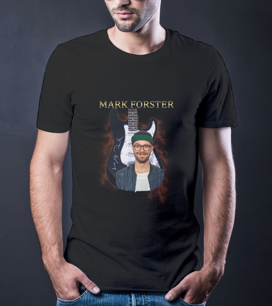 MARK FORSTER Signature Guitar With Lightning T-Shirt