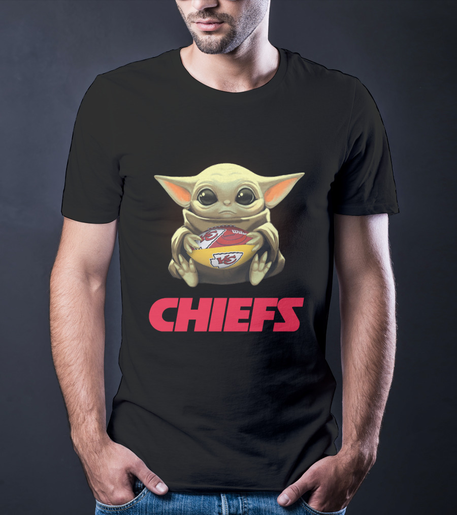 Yoda Baby Chiefs Football Fan Merchandise T-Shirt