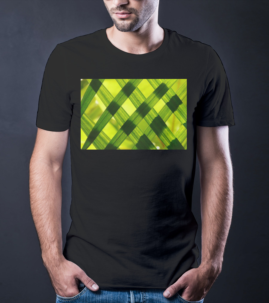Green Reed Weaving T-Shirt