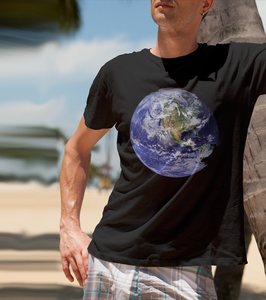 Earth Planet Our Home Image In The University T-Shirt