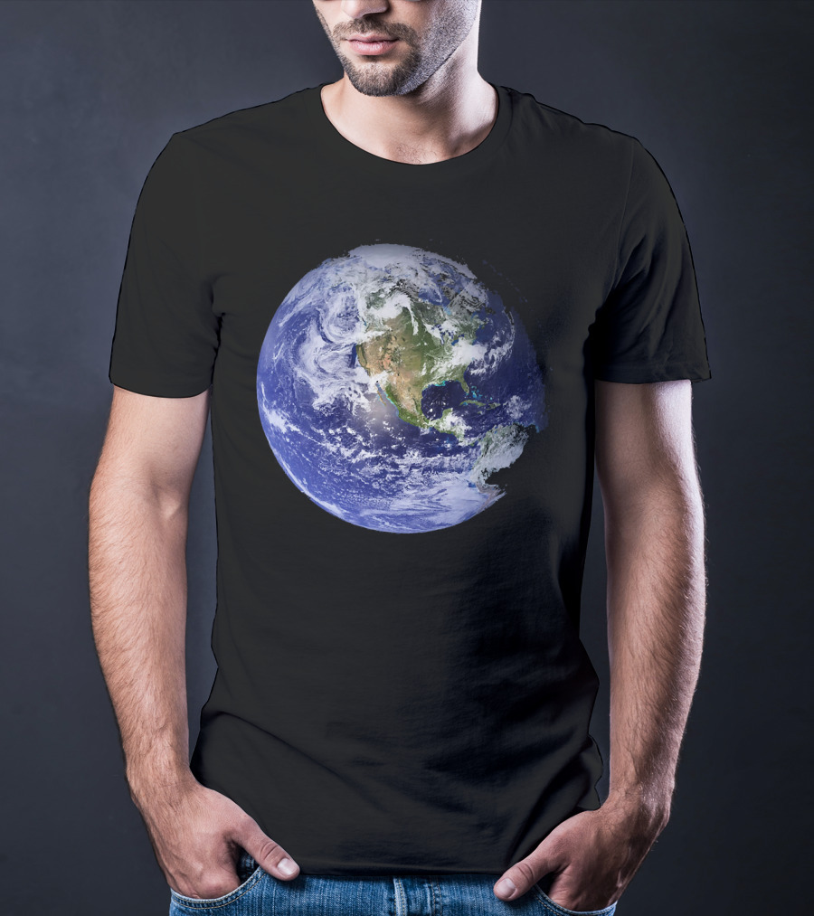 Earth Planet Our Home Image In The University T-Shirt