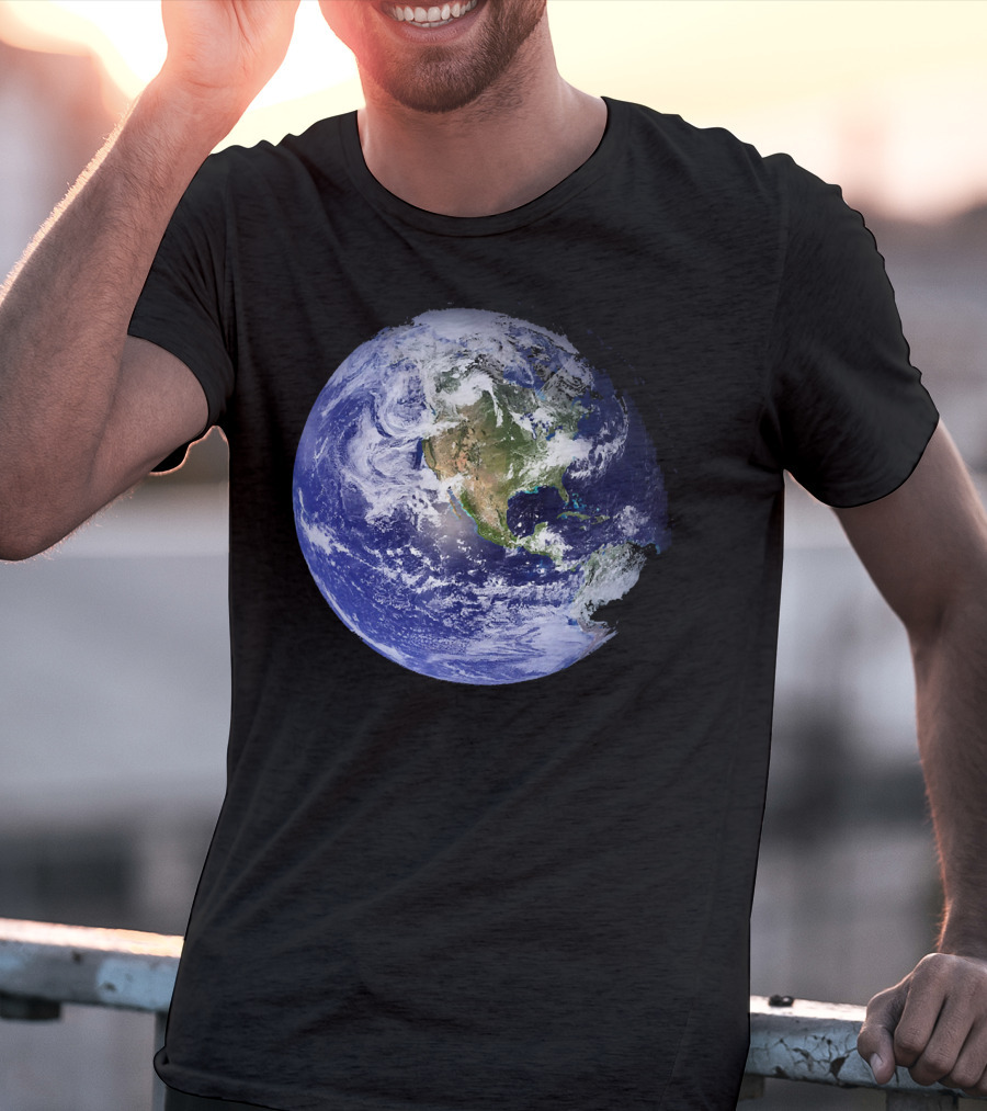 Earth Planet Our Home Image In The University T-Shirt