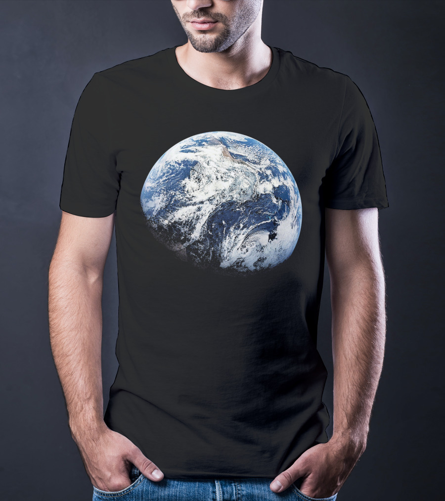 Planet Earth View From Apollo 8 Space Mission T-Shirt