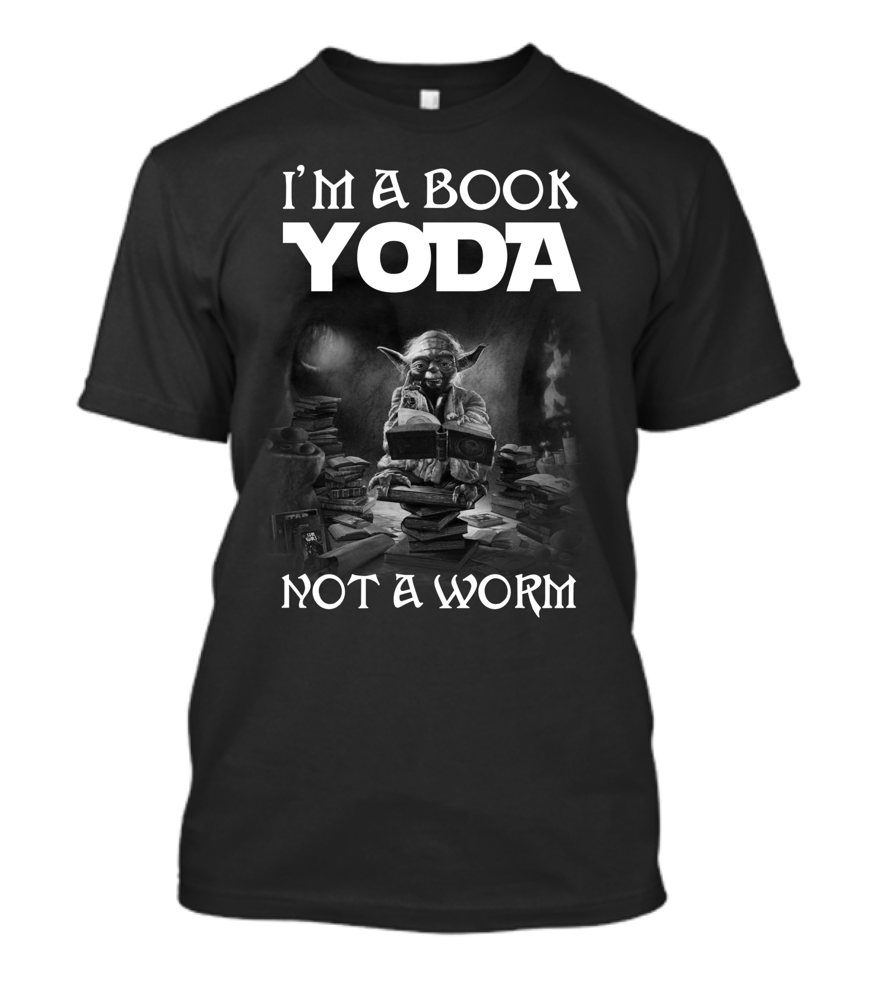 I'm A Book Yoda Not A Worm T-Shirt