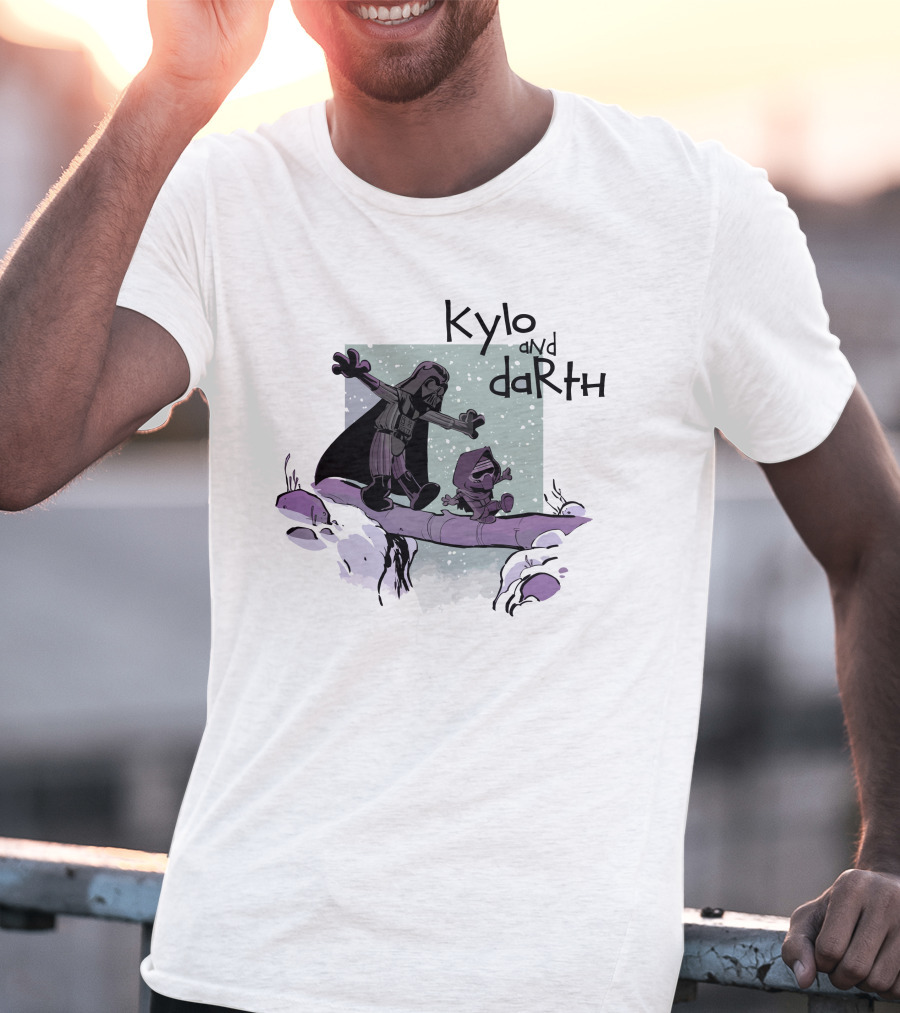 Kylo And Darth Snowy Adventure T-Shirt