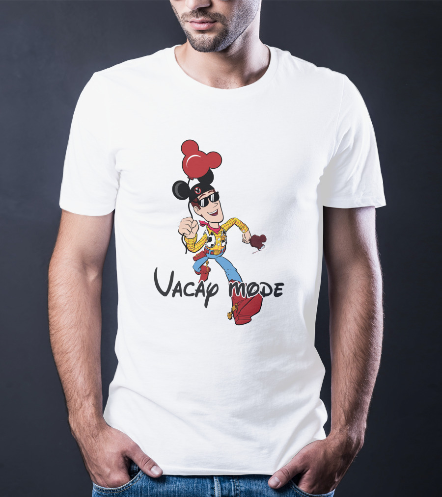 Vacay Mode Woody Mickey Ears Fun Adventure T-Shirt