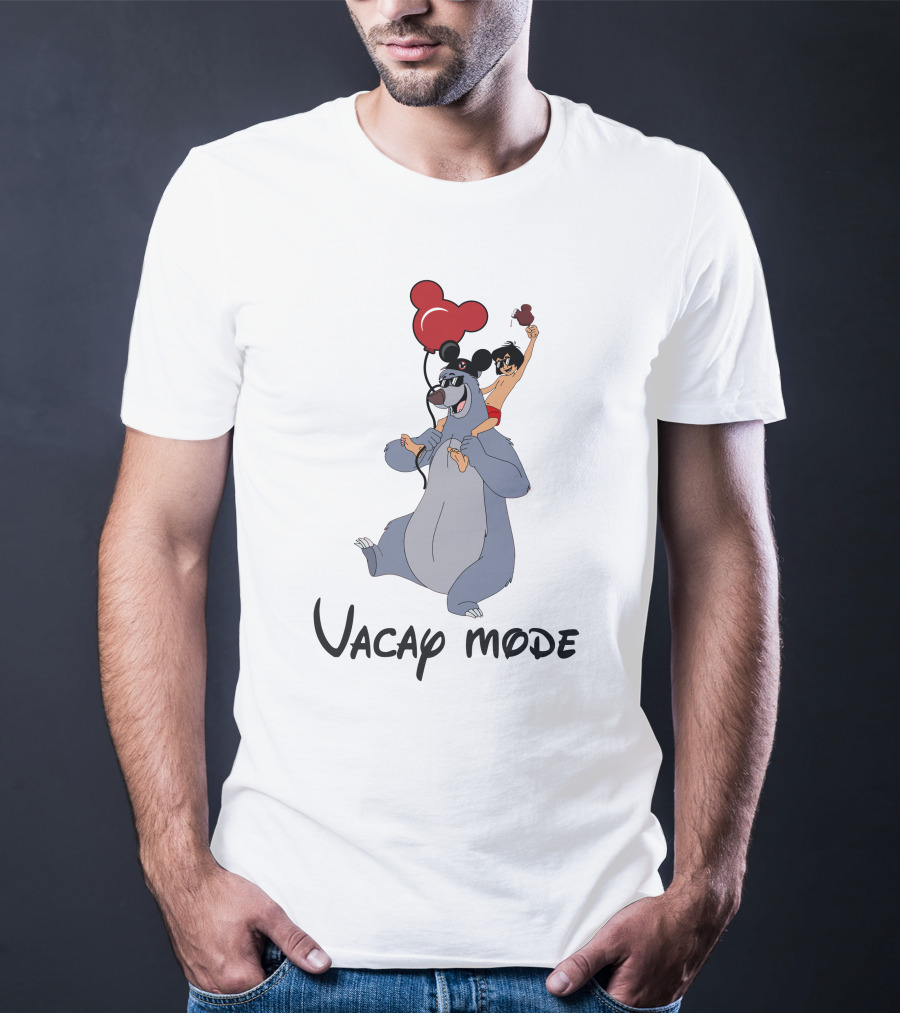 Baloo And Tarzan Vacay Mode Balloon Adventure T-Shirt