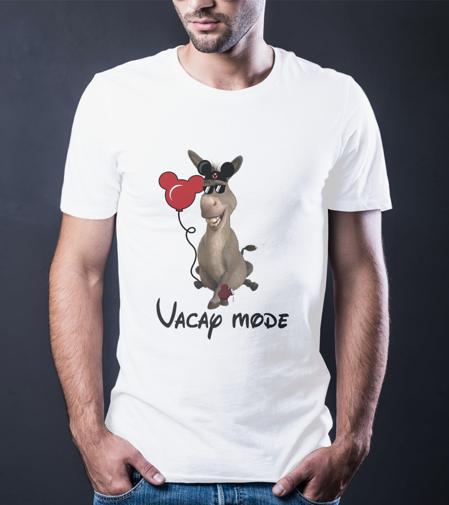 Vacay Mode Donkey With Balloon T-Shirt