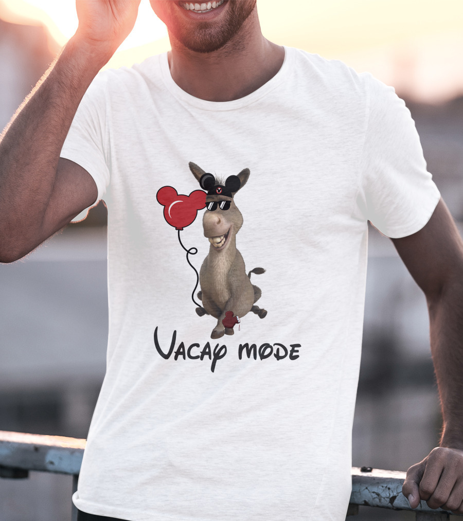 Vacay Mode Donkey With Balloon T-Shirt