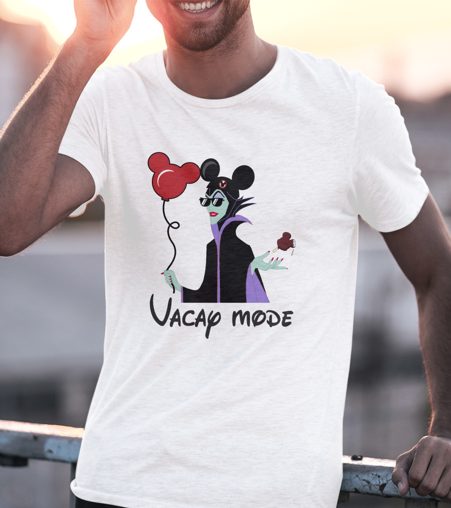 Maleficent Vacay Mode Disney Ears Balloon Chocolate Treat T-Shirt