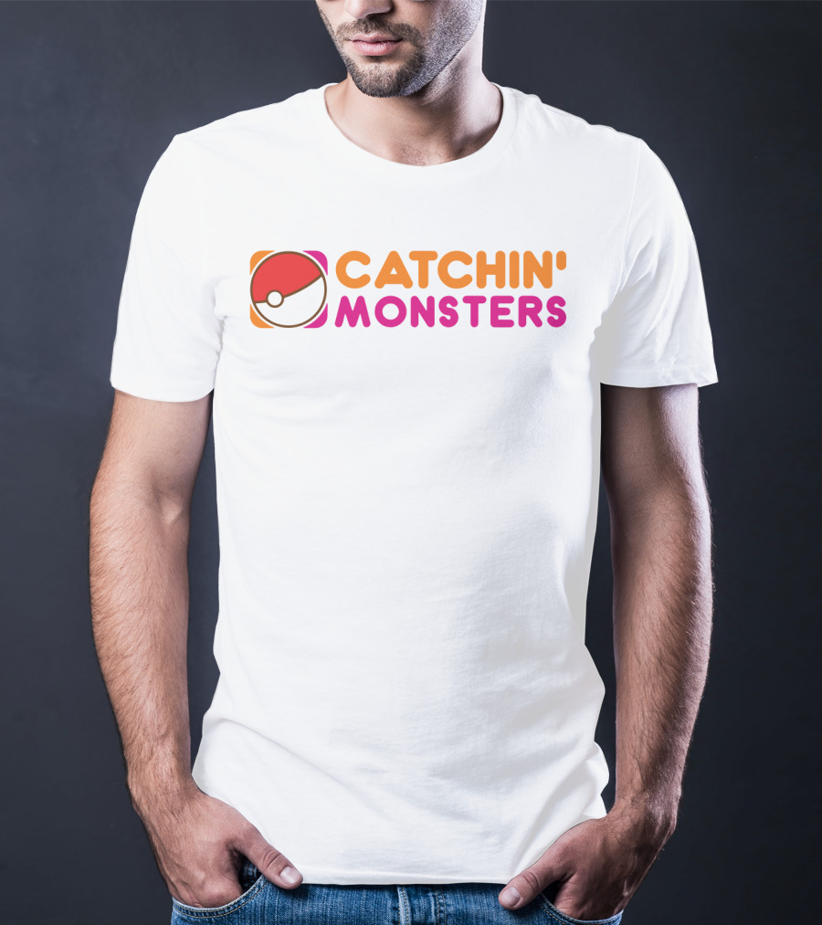 CATCHIN' MONSTERS Poké Ball T-Shirt