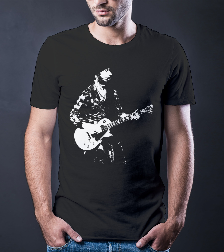 Mens Guitar Player Iconic Style Les Paul T-Shirt