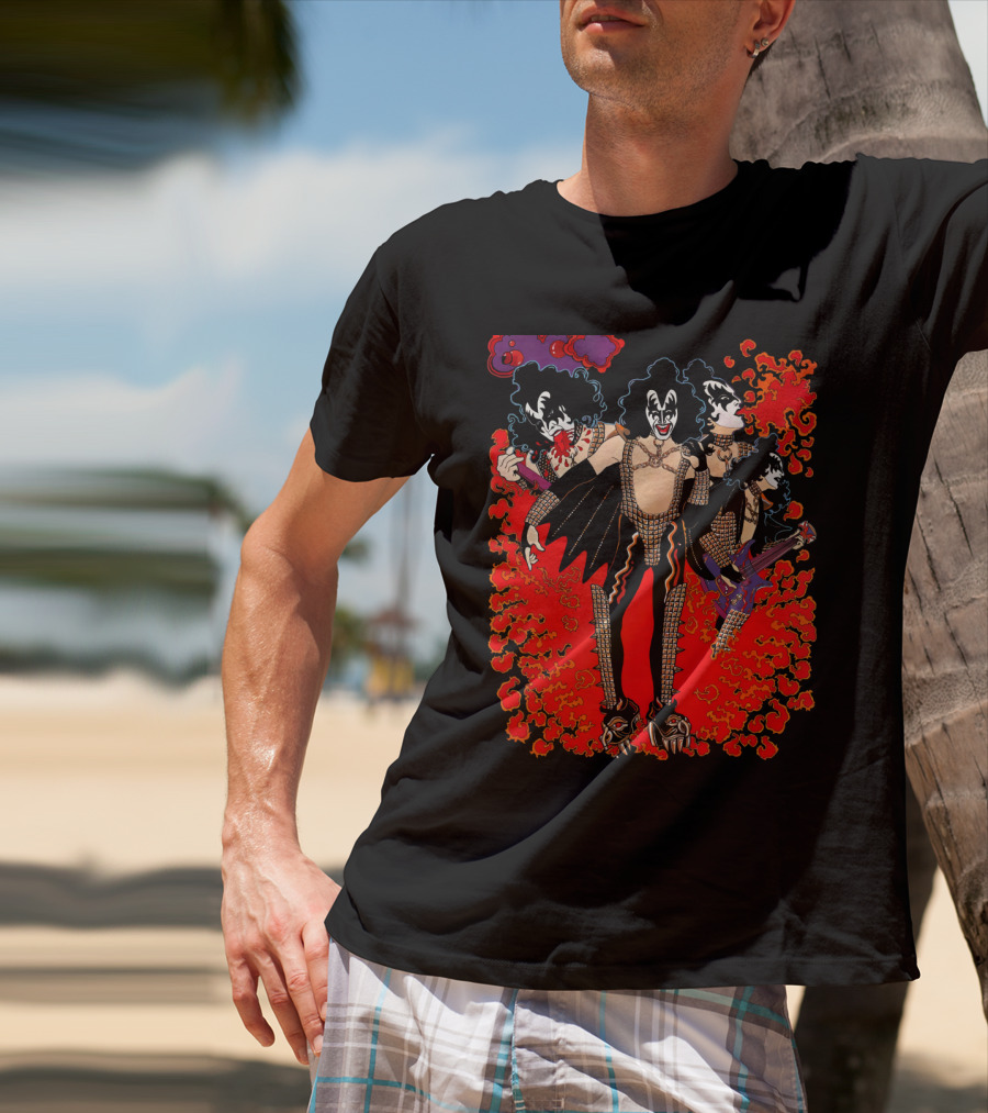 GS1 Solo Rock Musician Iconic Face Paint And Costume T-Shirt