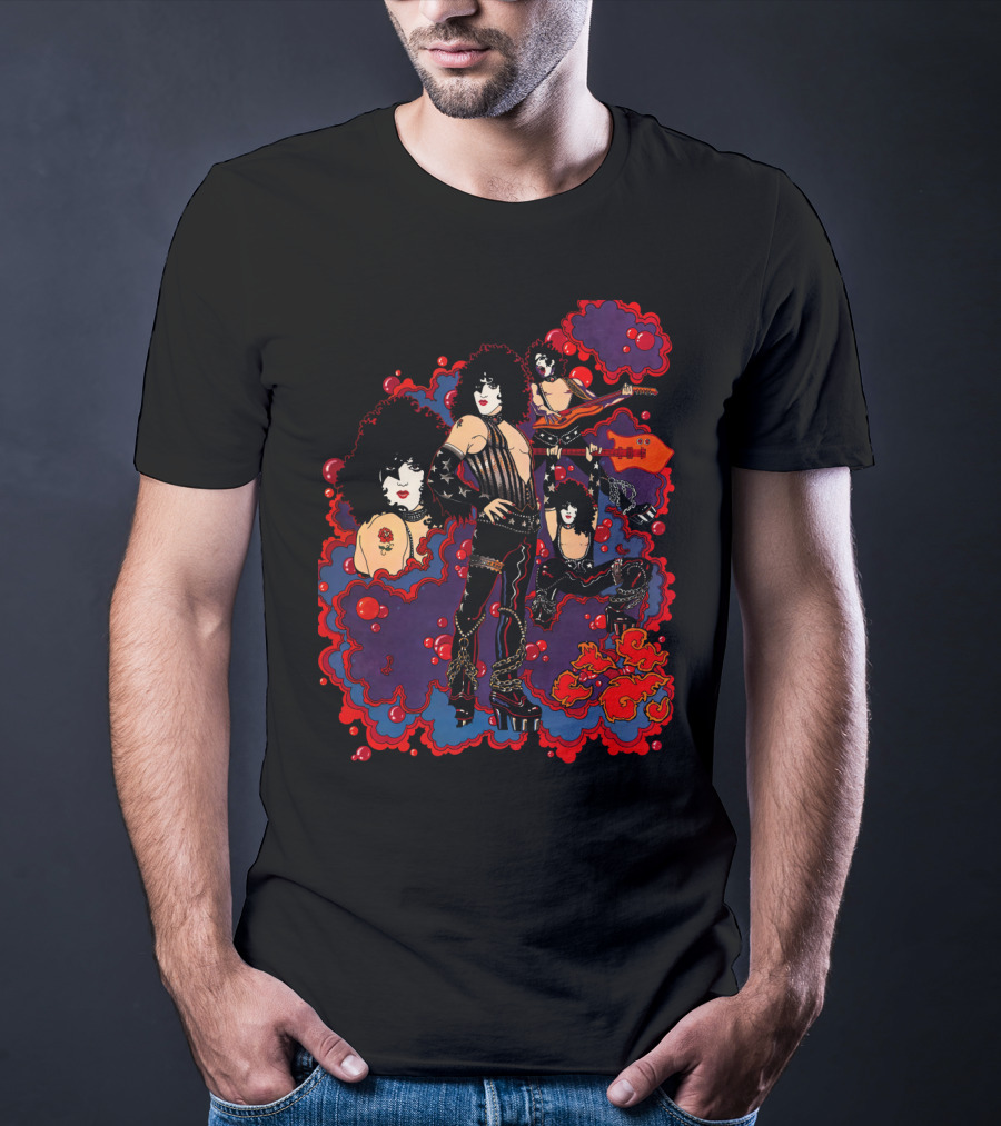 PS1 Solo Paul Stanley Kiss Retro Comic T-Shirt