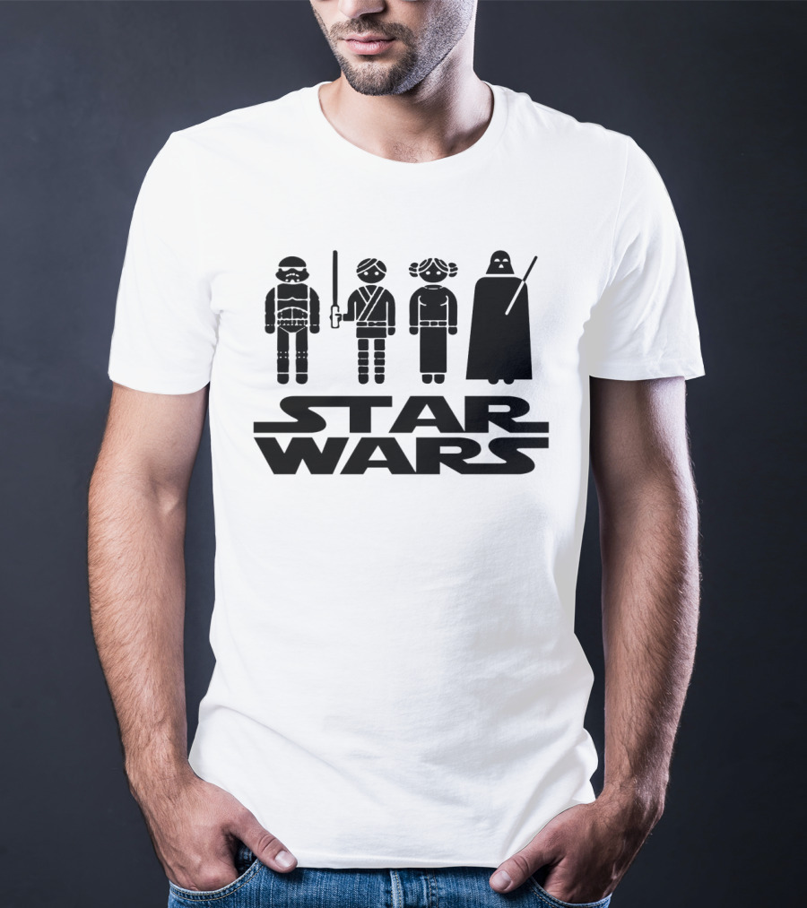 Star Wars Characters Icons Tatertots And Jello T-Shirt