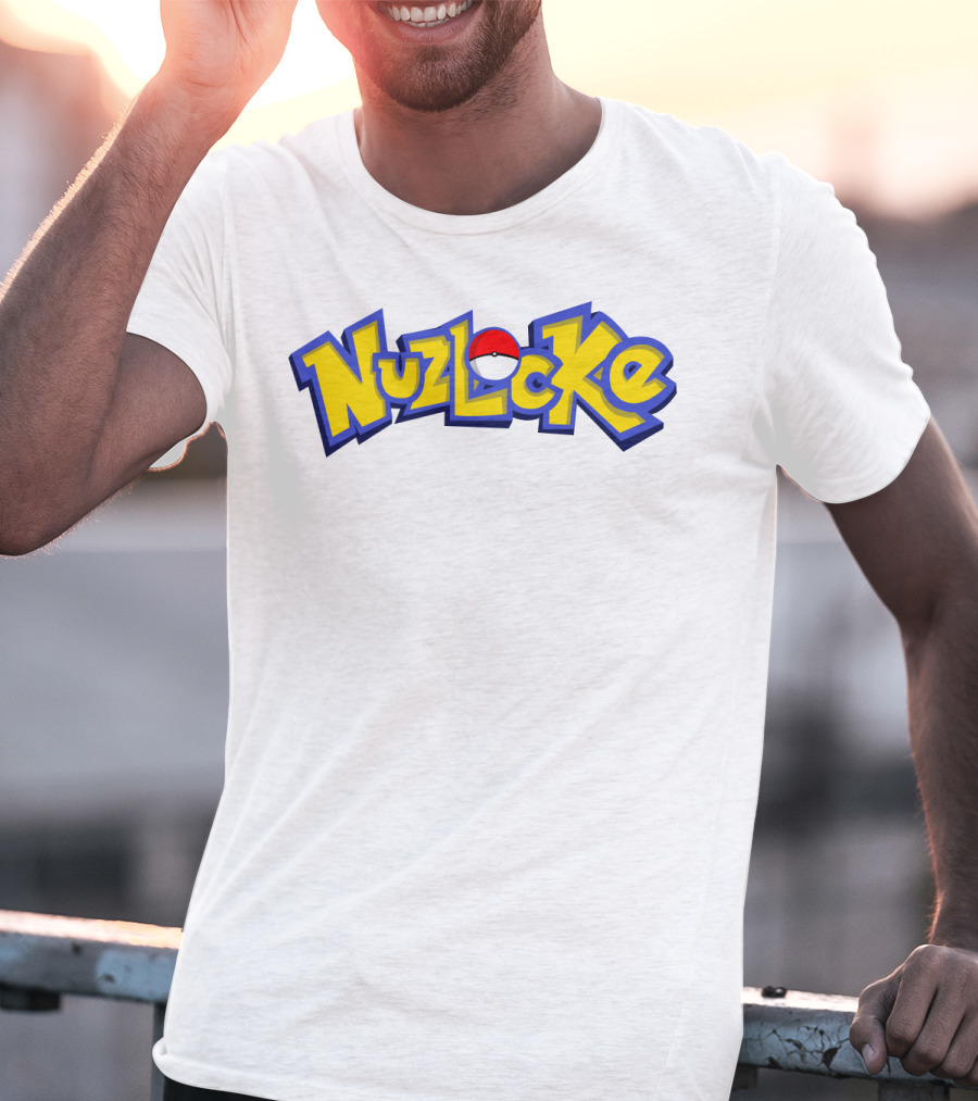 Nuzlocke Challenge Styled In Classic Iconic Font T-Shirt