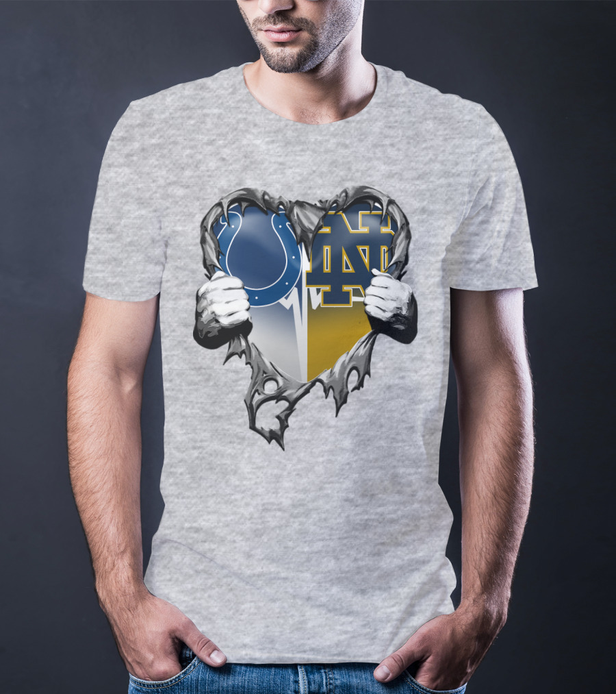 Colts Notre Dame Heart T-Shirt