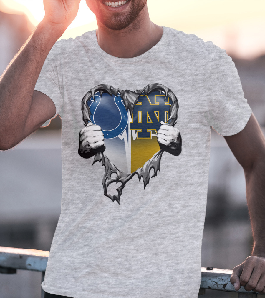 Colts Notre Dame Heart T-Shirt
