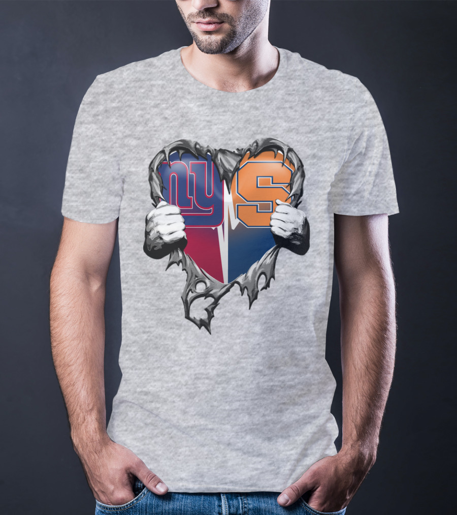 Ny Giants Syracuse Heart T-Shirt