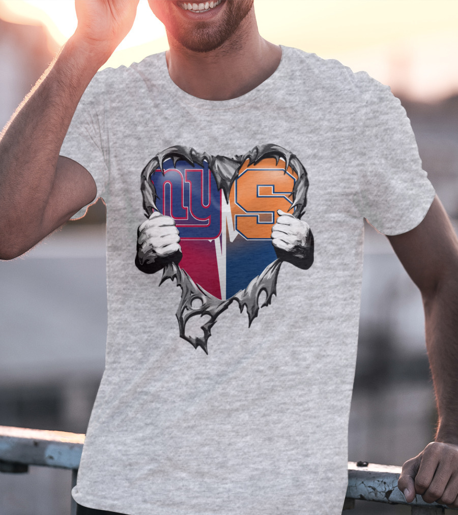 Ny Giants Syracuse Heart T-Shirt