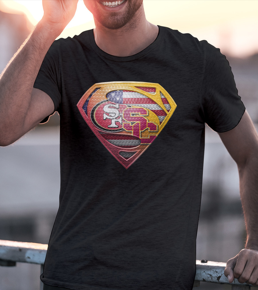 Sf Usc Super Shield United States Flag T-Shirt