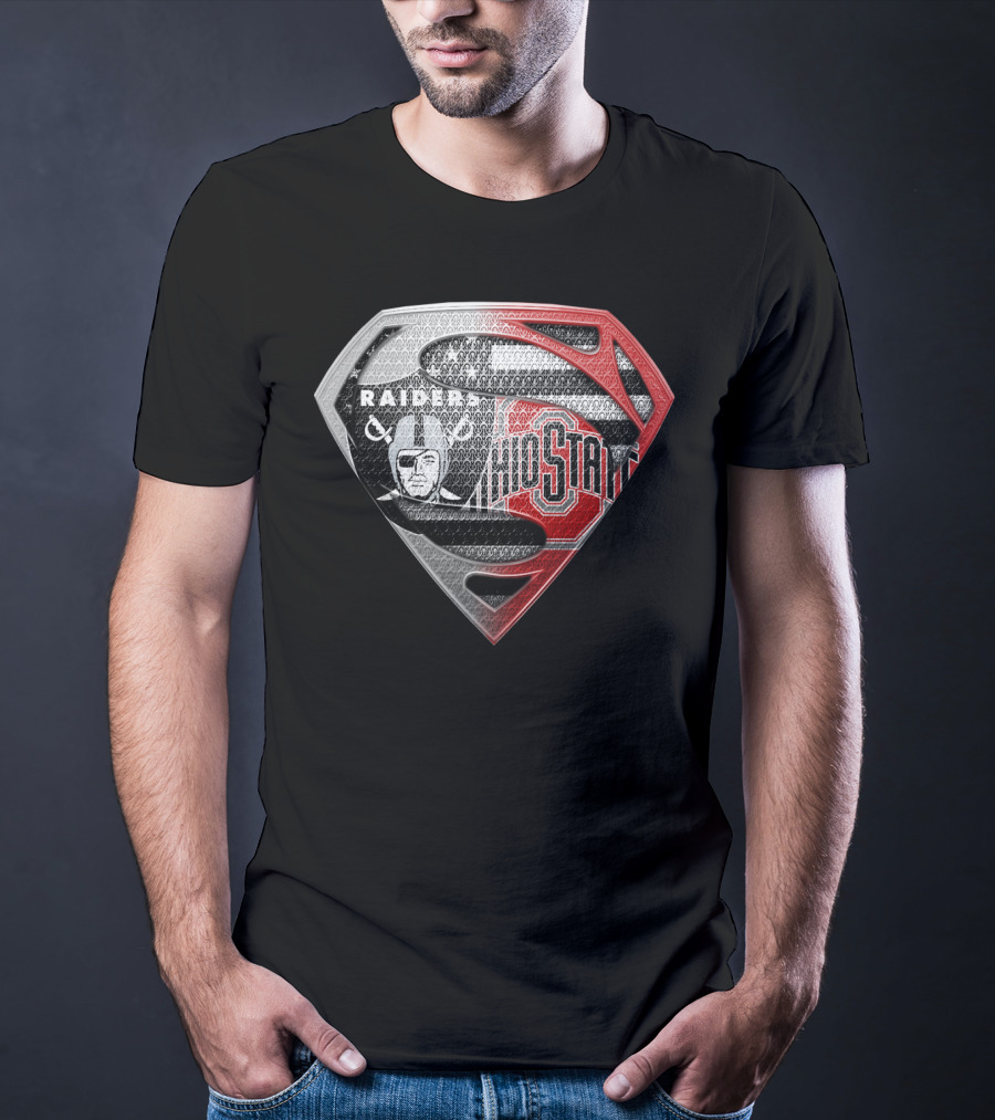 Ohio State Raiders Superman Logo Fusion T-Shirt