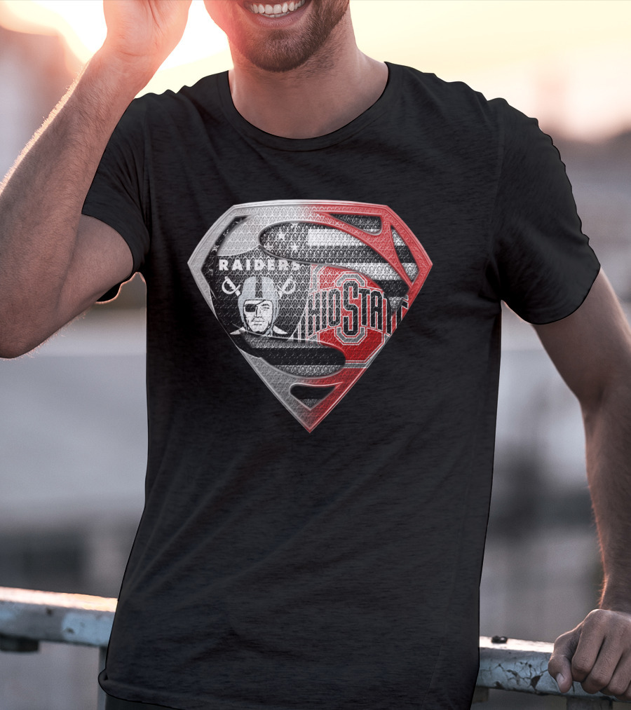 Ohio State Raiders Superman Logo Fusion T-Shirt
