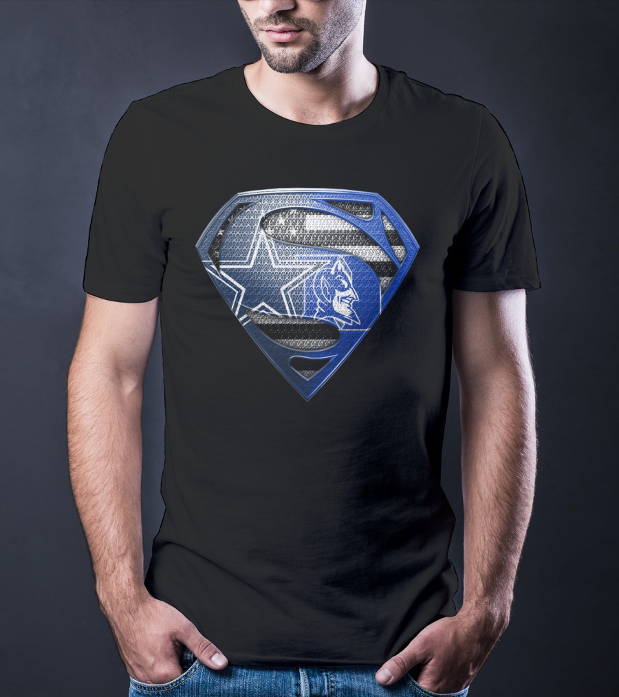Superman Blue Star Wolf T-Shirt