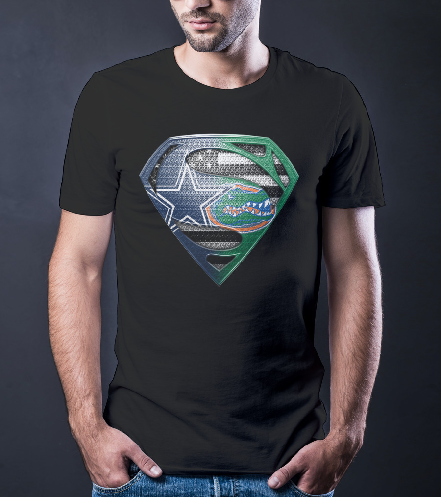 Dallas Cowboys Florida Gators Superman T-Shirt