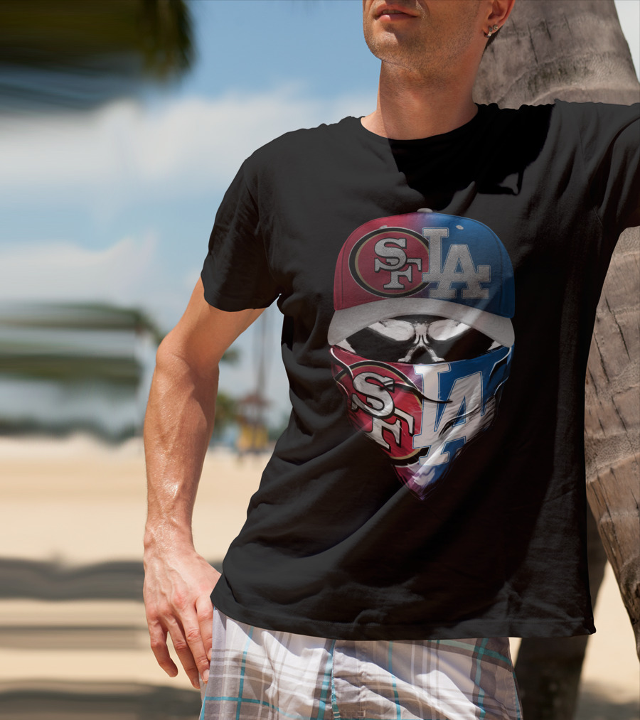 49ers Dodgers SF LA SKH 002 T-Shirt