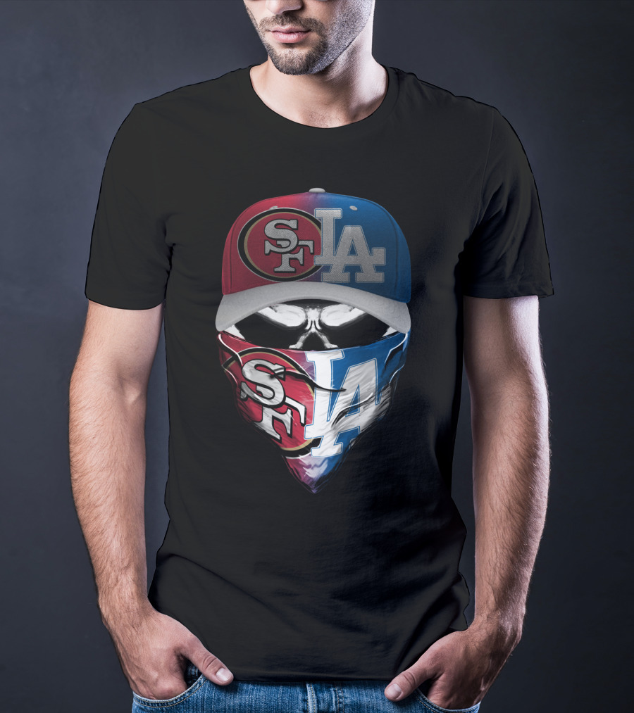 49ers Dodgers SF LA SKH 002 T-Shirt