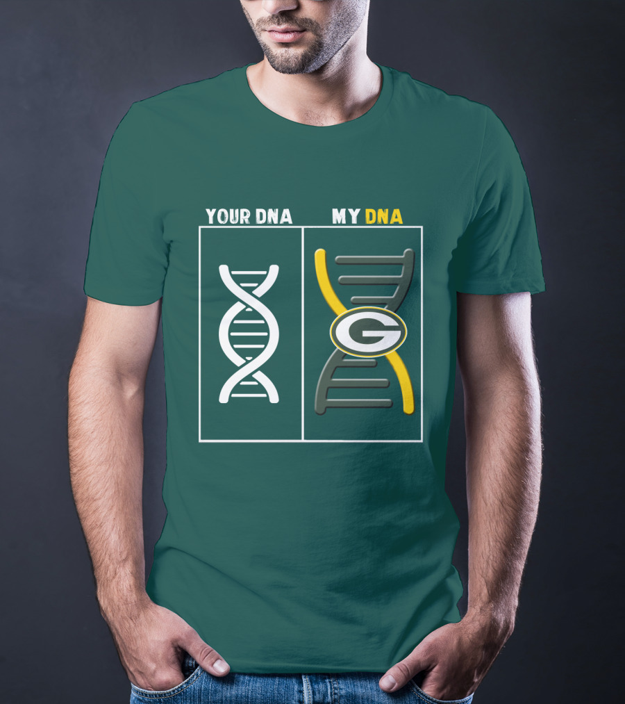 Green Bay Packers Your Dna My Dna T-Shirt