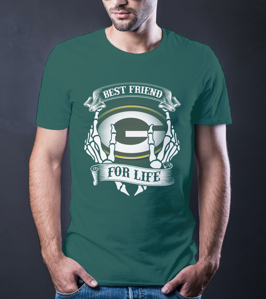 Best Friend For Life Green Bay Packers T-Shirt