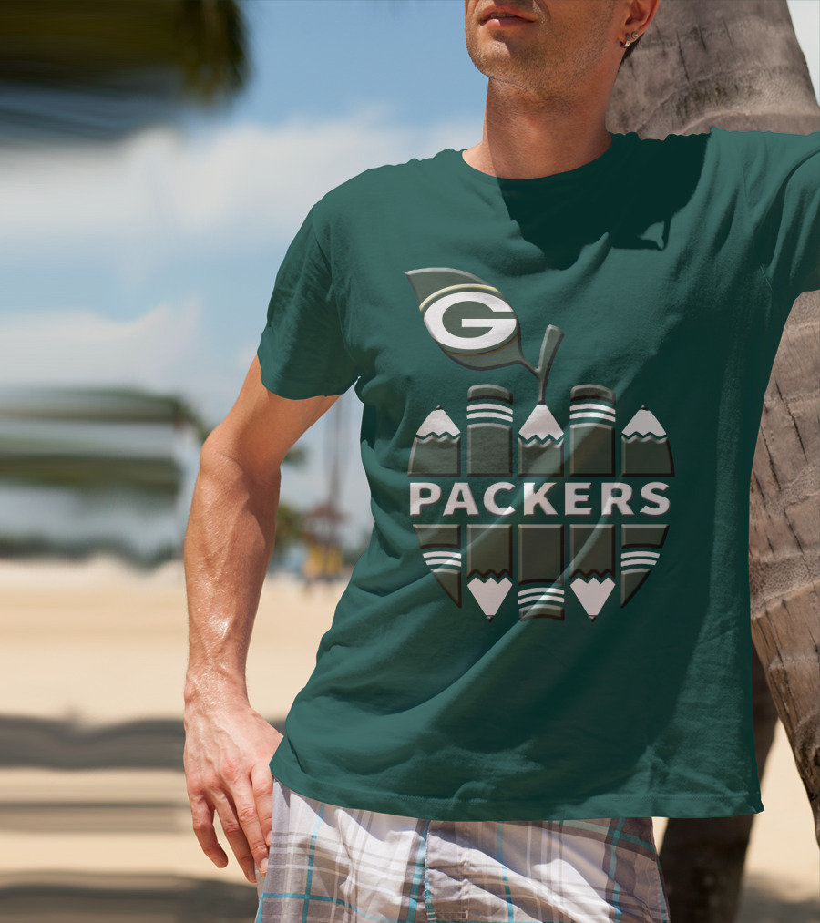 Packers Pencil Apple T-Shirt