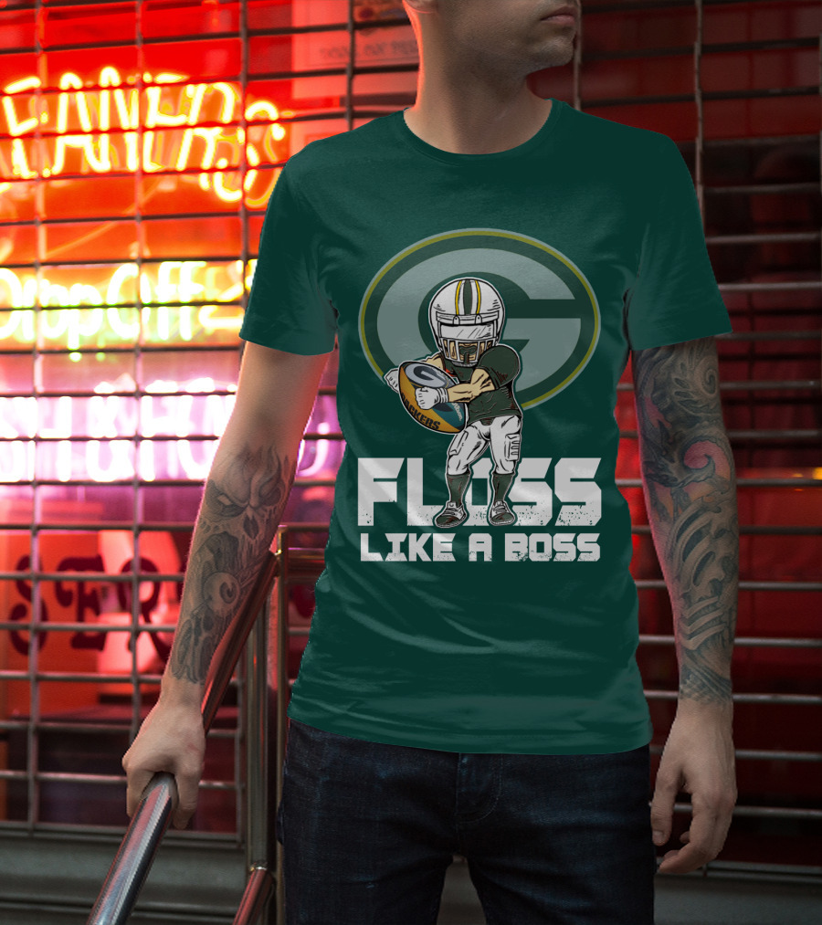 Green Bay Packers Floss Like A Boss T-Shirt