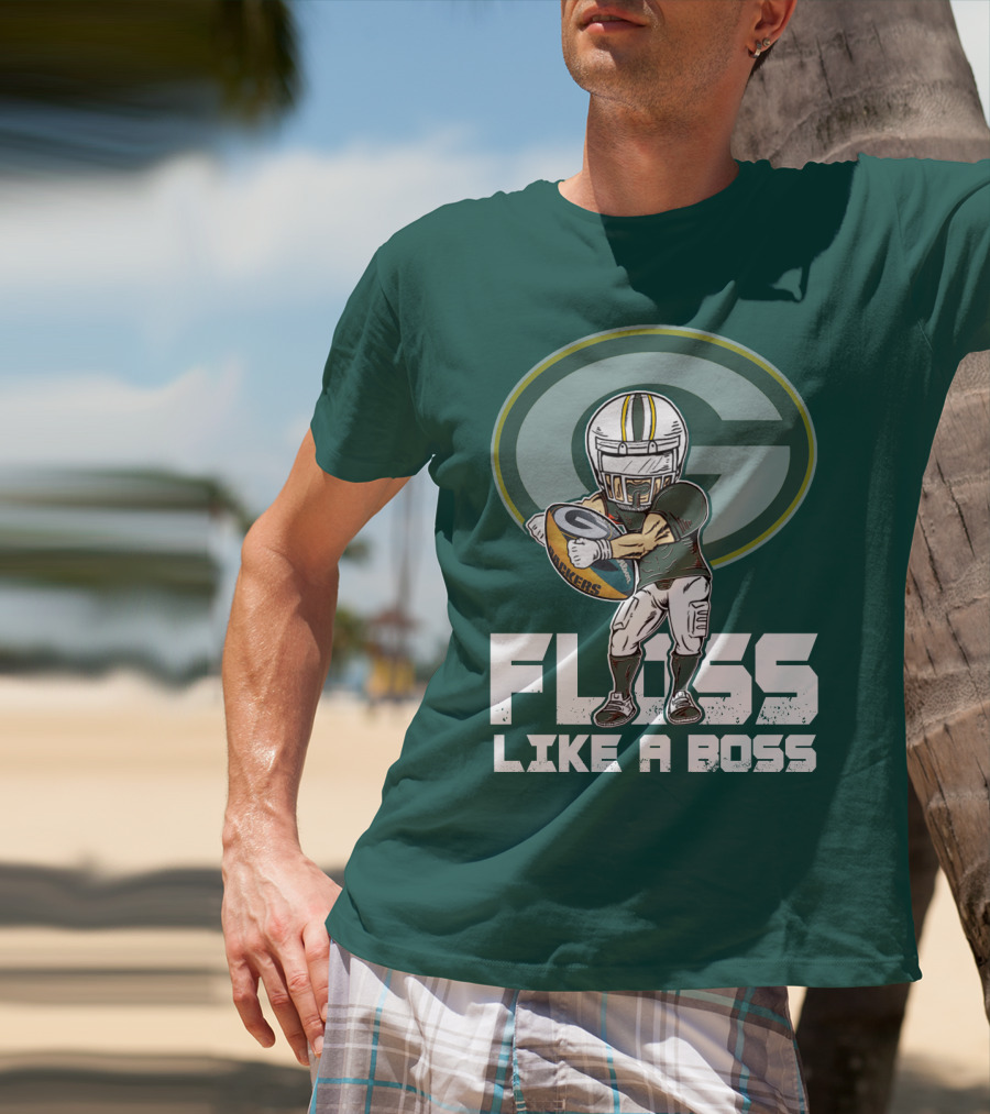Green Bay Packers Floss Like A Boss T-Shirt