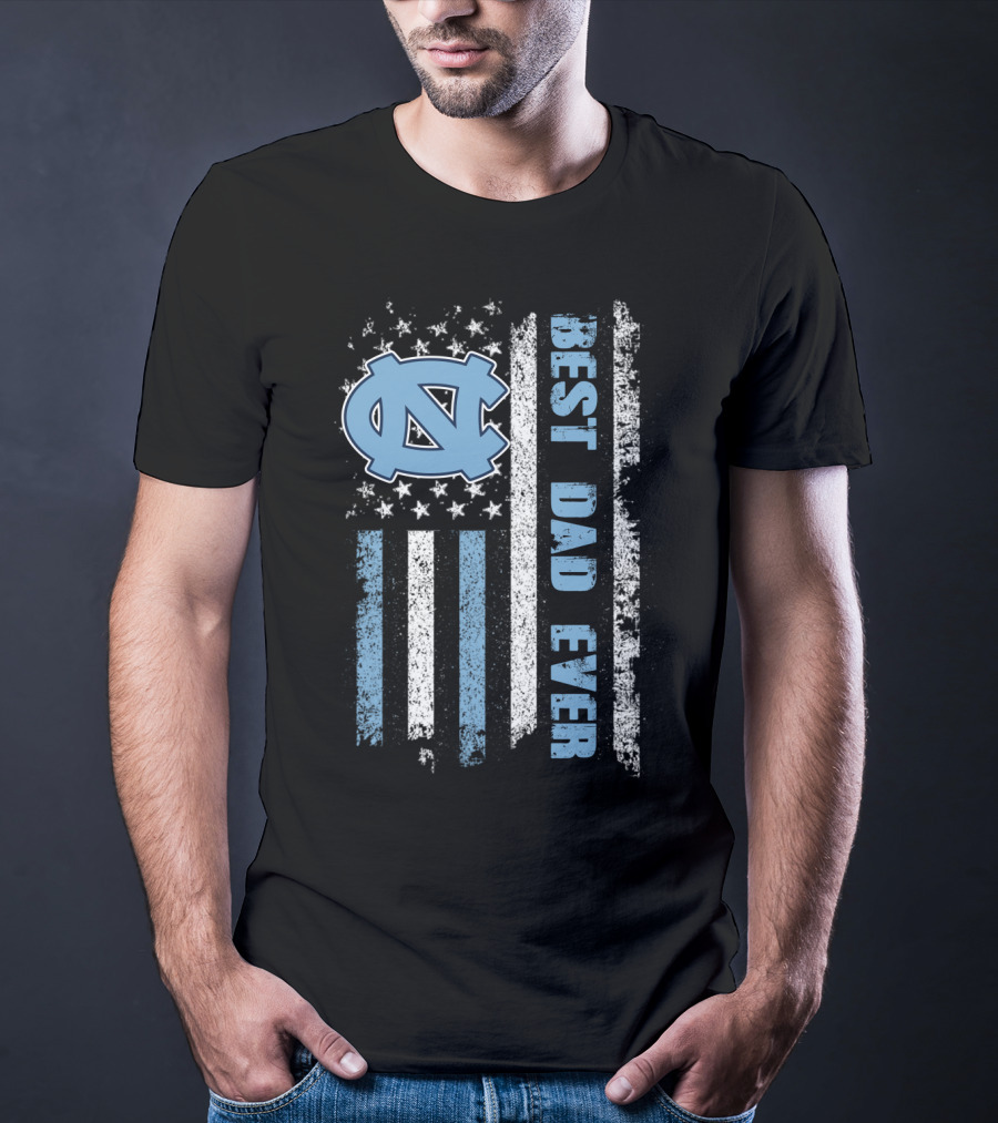 Best Dad Ever North Carolina Flag Evd 091 T-Shirt