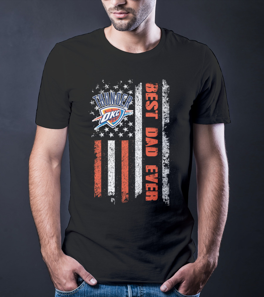 Thunder Okc Best Dad Ever Evd 031 T-Shirt