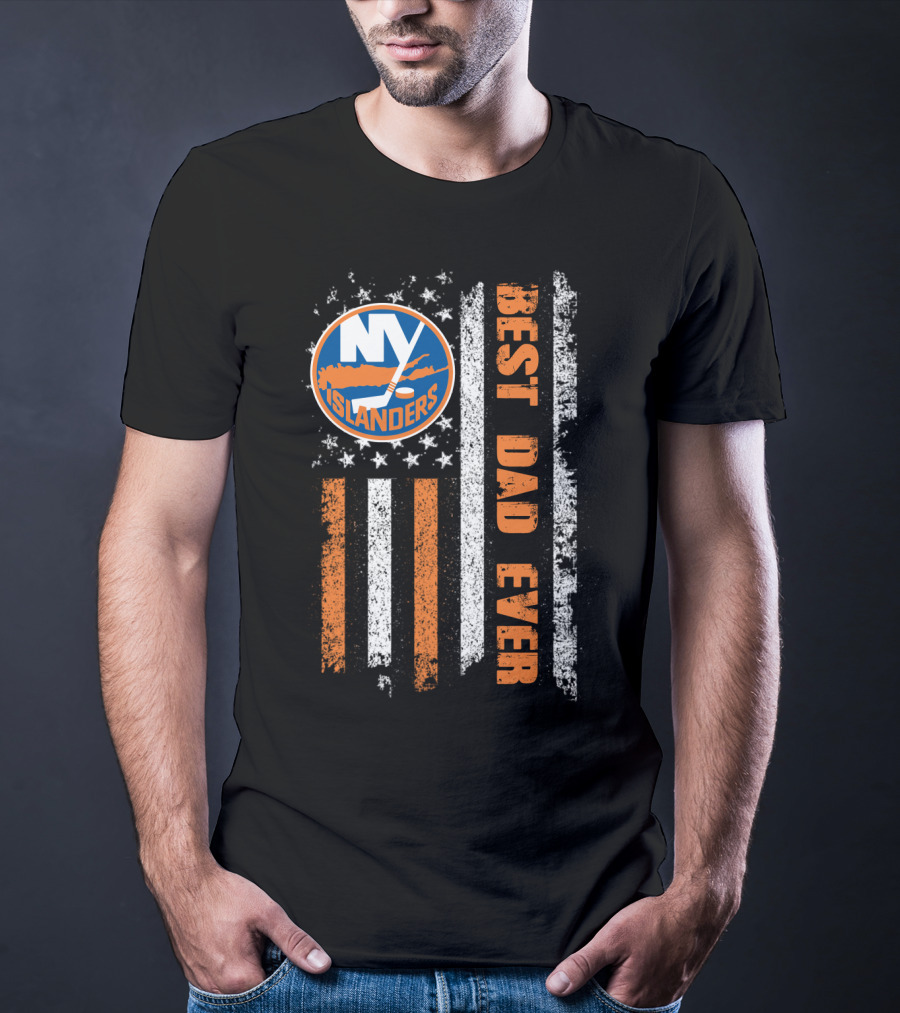 Ny Islanders Best Dad Ever Evd T-Shirt