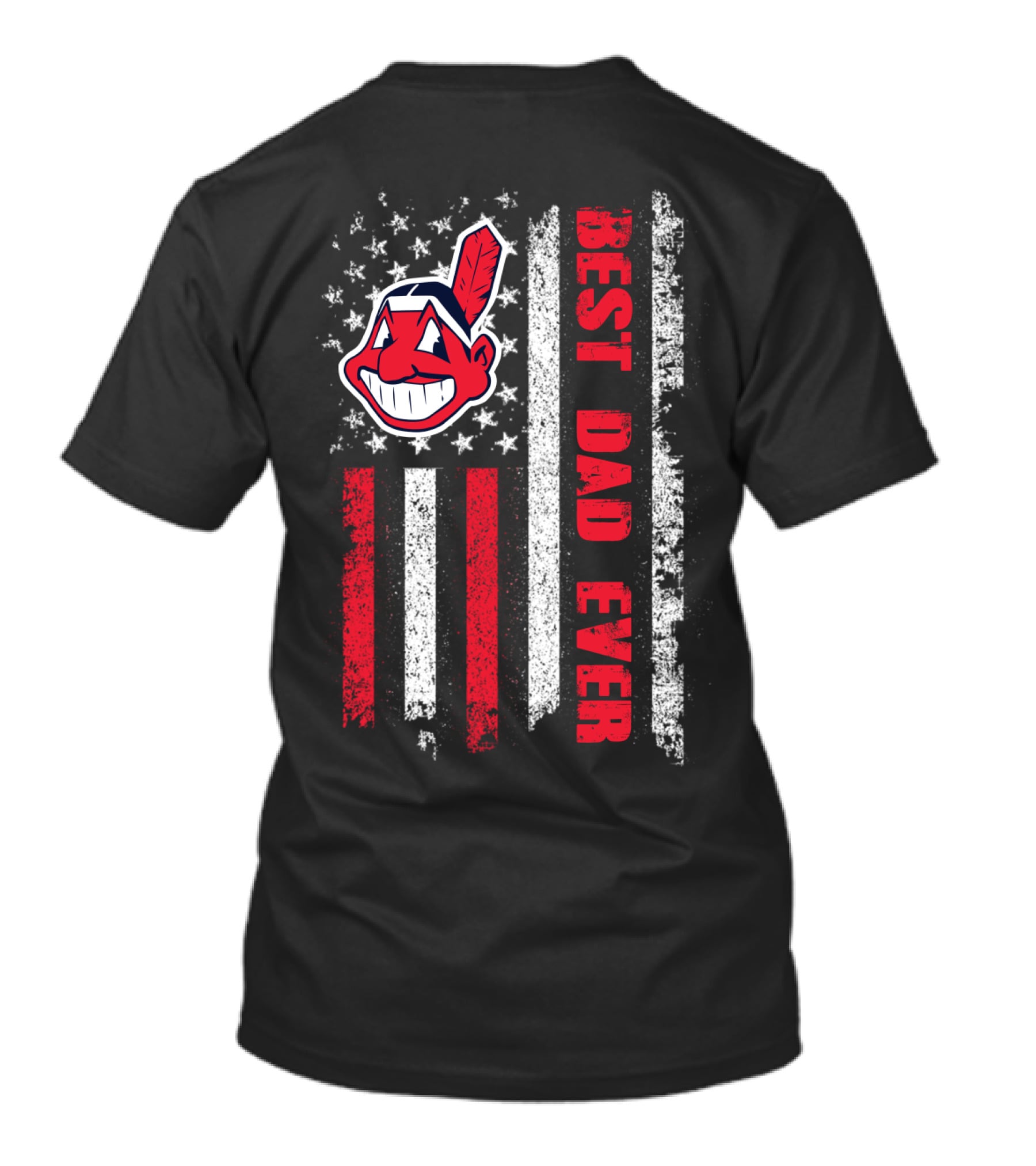 Evd 112 Best Dad Ever Flag T-Shirt