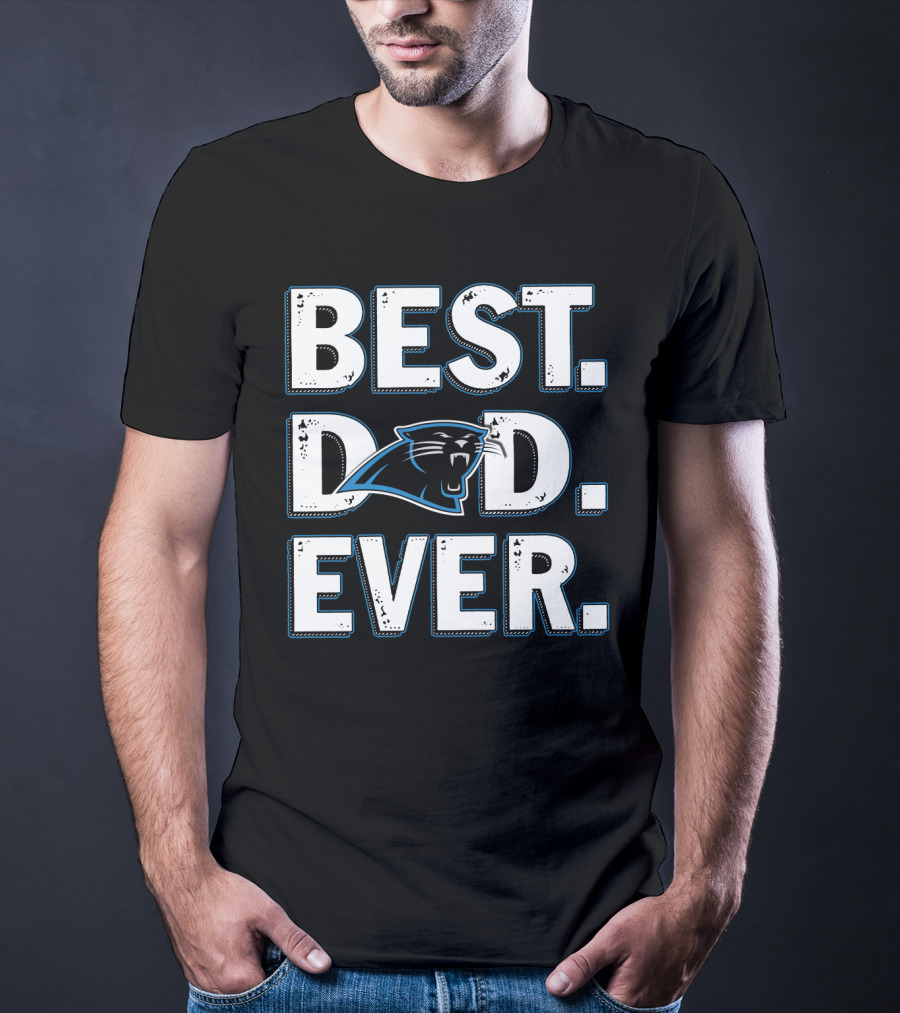 Best Dad Ever Carolina Panthers T-Shirt