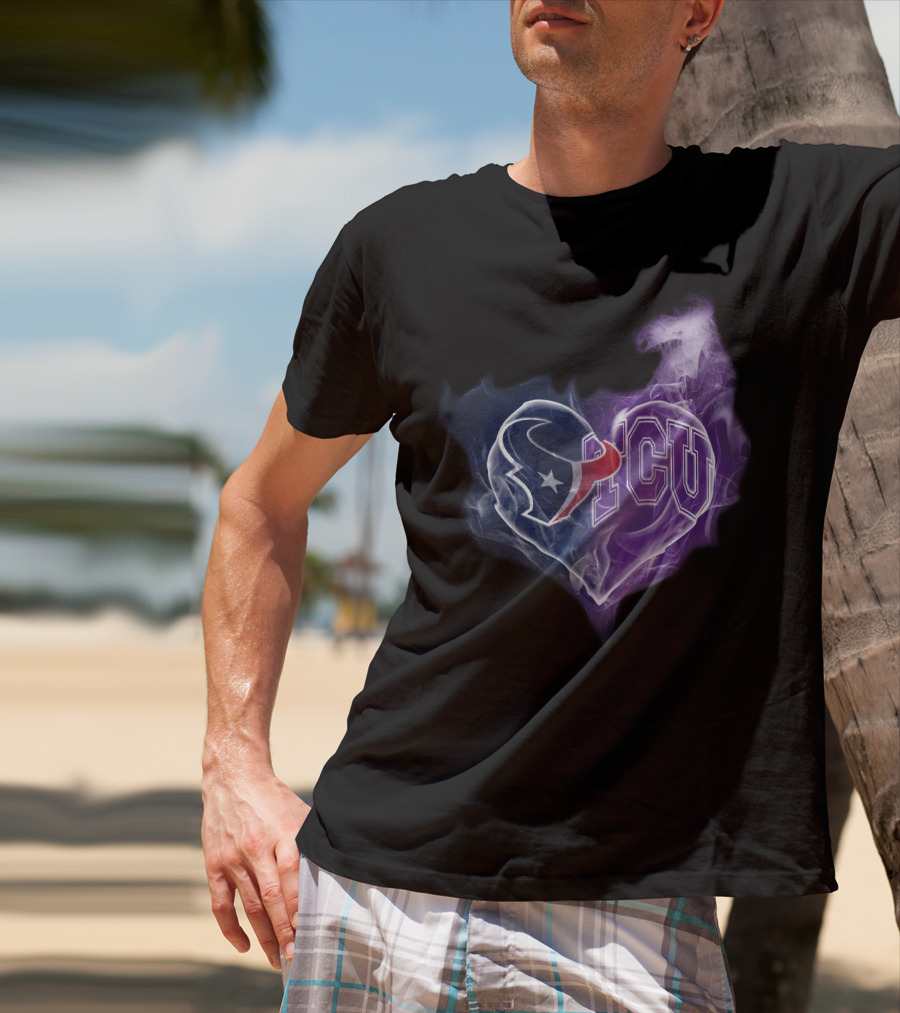 Houston Texans Tcu Heart T-Shirt